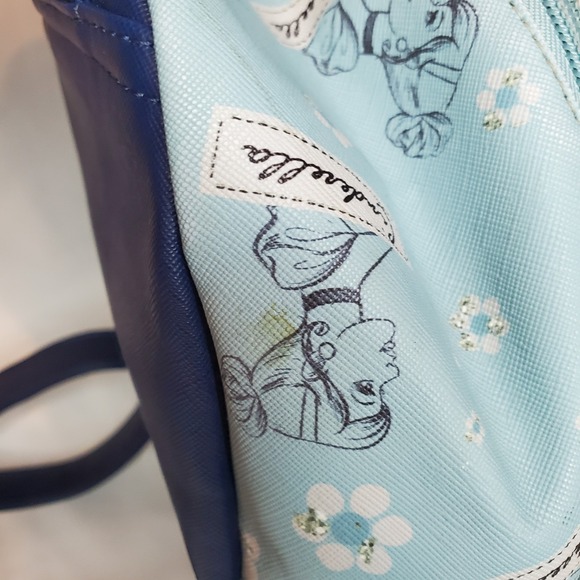 Dani‎ by Danielle Nicole Disney Princess Cinderella Teal Dark Blue Mini Backpack - Picture 10 of 11
